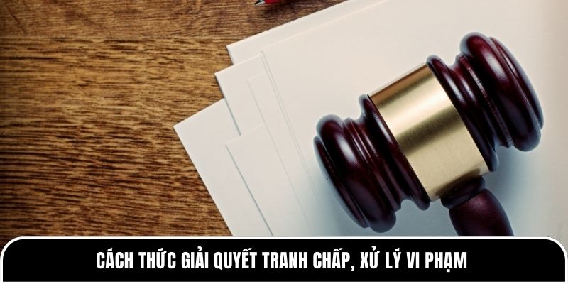 Cách thức giải quyết tranh chấp, xử lý vi phạm 