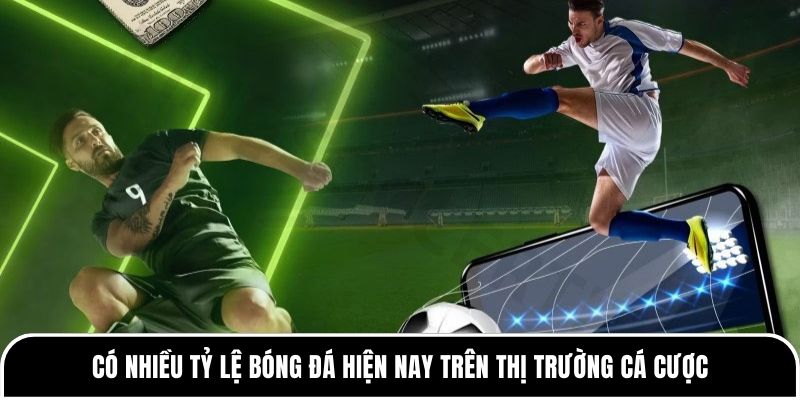 Có nhiều tỷ lệ bóng đá hiện nay trên thị trường cá cược