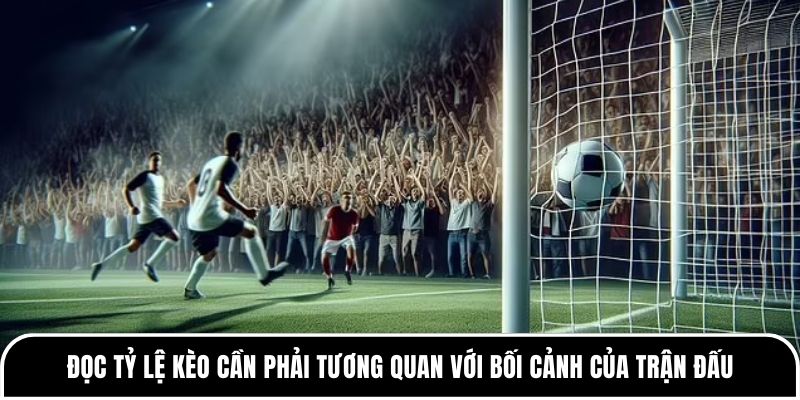 Đọc tỷ lệ kèo cần phải tương quan với bối cảnh của trận đấu