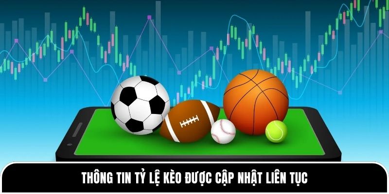 Thông tin tỷ lệ kèo được cập nhật liên tục 
